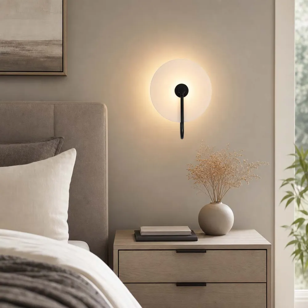 HARPERSIDE WHITE SCONCE 12 (IN)