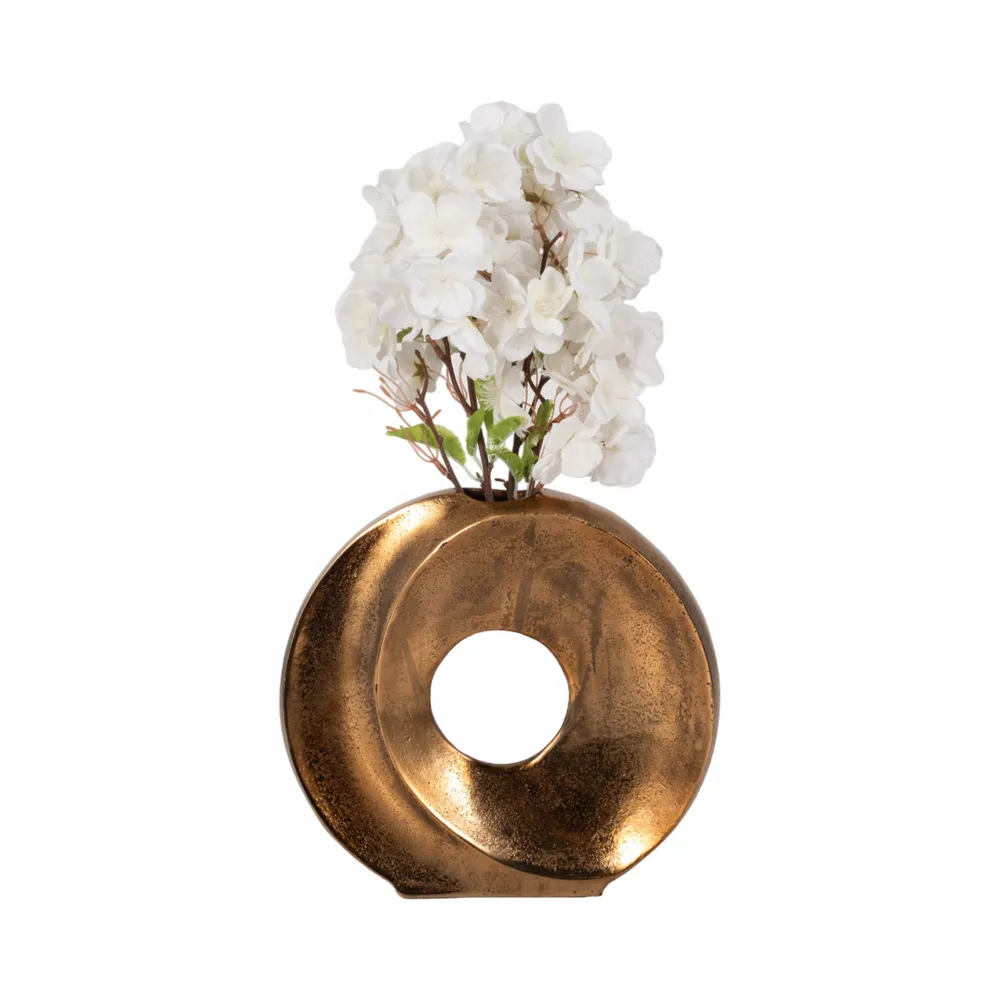 ELMONTSTONE BRONZE VASE 10 (IN)
