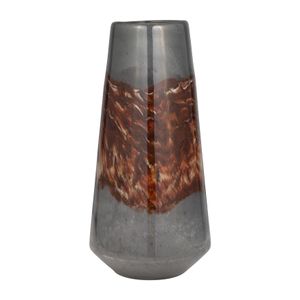 EVERTONVALE BLACK GLASS VASE 17 (IN) 1