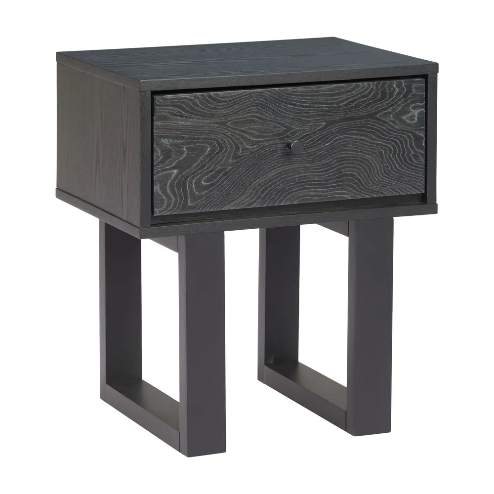 Gus Nightstand Black