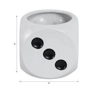 SYLVANWOOD WHITE PLANTER 6 (IN) 8