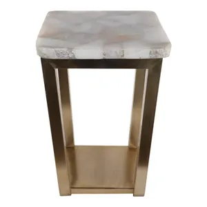ADLERBURN WHITE TABLE 25 (IN) 5