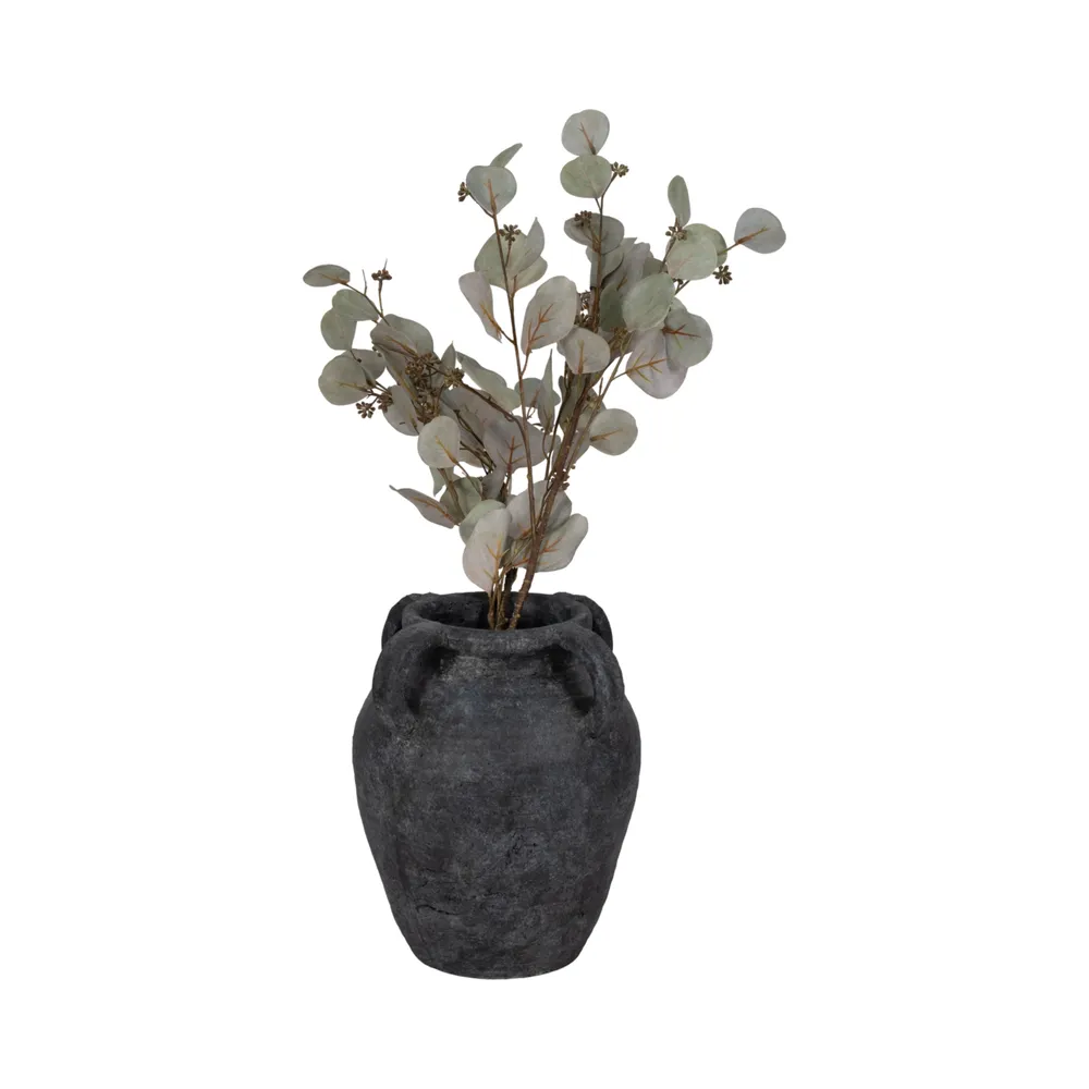 SKYELAKE BLACK VASE 12 (IN)