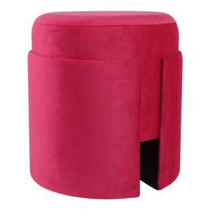 HADLEYTON RED OTTOMAN 19 (IN) 3