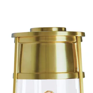 Cone 19.75'' High 1-Light Outdoor Post Light - Satin Brass 3