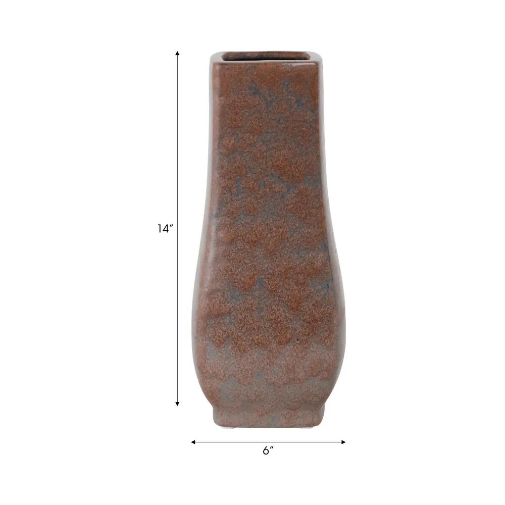 CORBINPORT BROWN VASE 14 (IN)