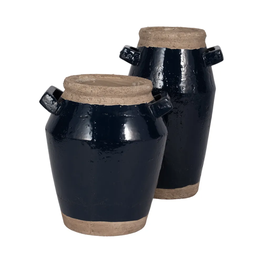 CLYDELAND BLUE VASE 11 (IN)