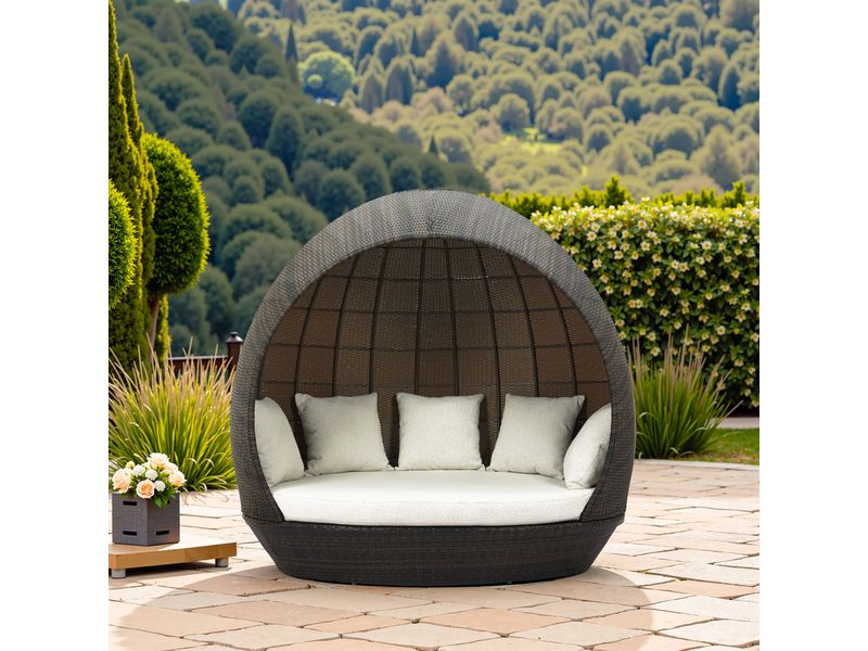 Marisol Beach Daybed Brown & Beige 10