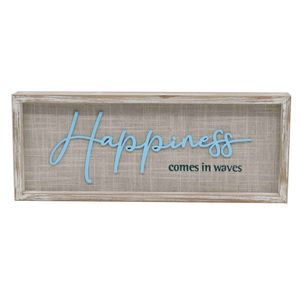 15-3/4" HAPPINESS COMES IN WAVES 1