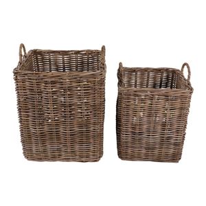 FULTONBROOK SET OF 2 BROWN STORAGE 23 (IN) 5
