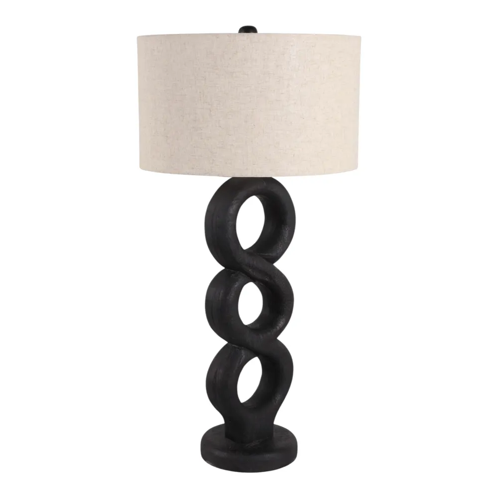ISLEOAK BLACK LAMP 34 (IN)