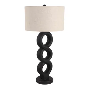 ISLEOAK BLACK LAMP 34 (IN) 4