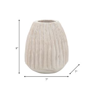 WESTONGATE WHITE VASE 9 (IN) 10
