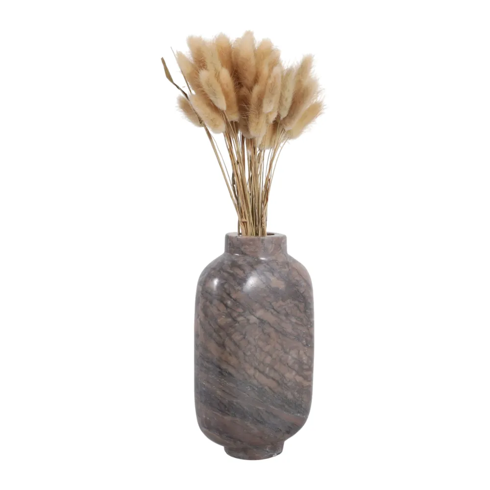 SKYLERBROOK BROWN VASE 9 (IN)