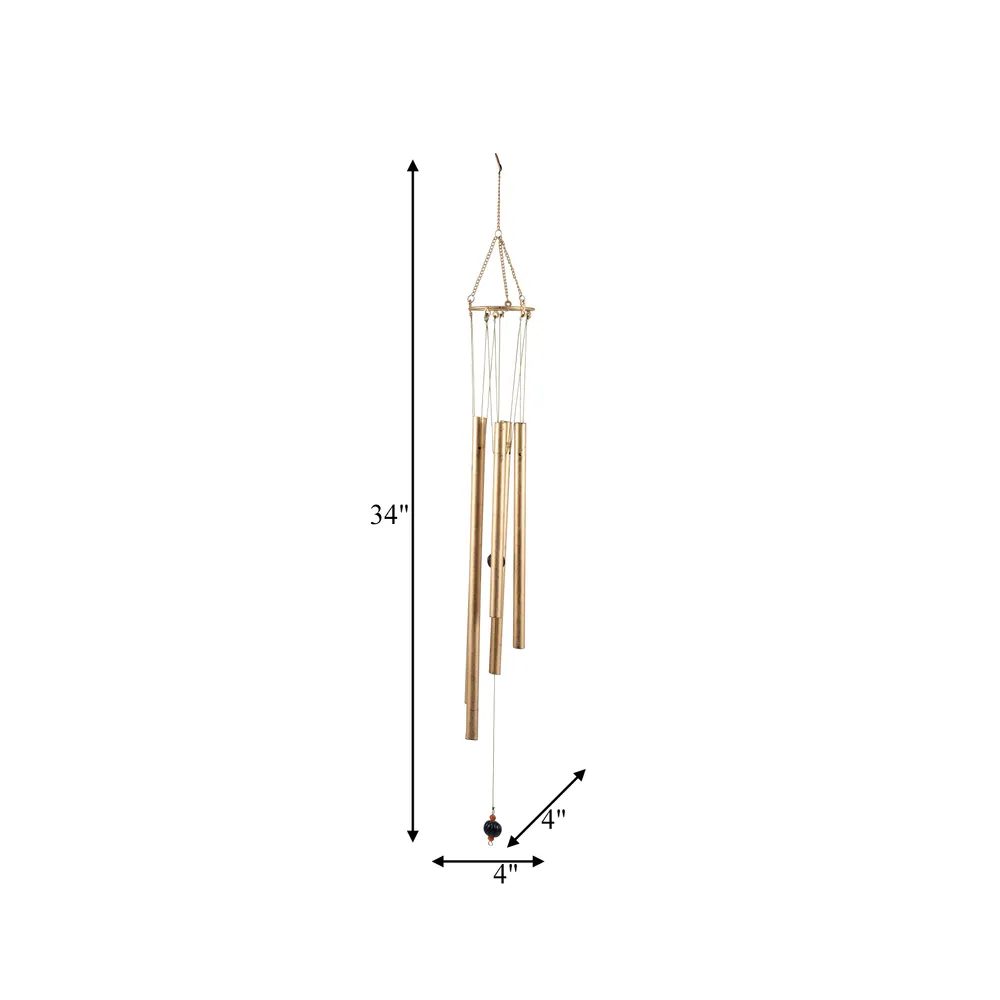 NOLANTON GOLD WIND CHIME 43 (IN)