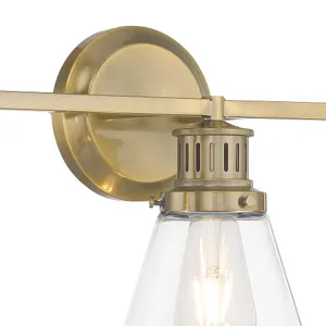 Alden 26'' Wide 3-Light Vanity Light - Antique Brass 3