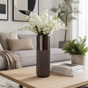 BECKHAVEN BROWN VASE 18 (IN) 10