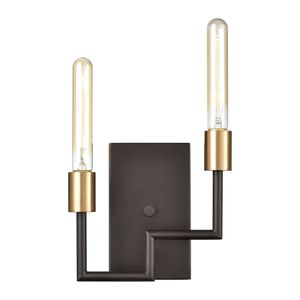 Congruency 8'' High 2-Light Sconce - Oil Rubbed Bronze 1
