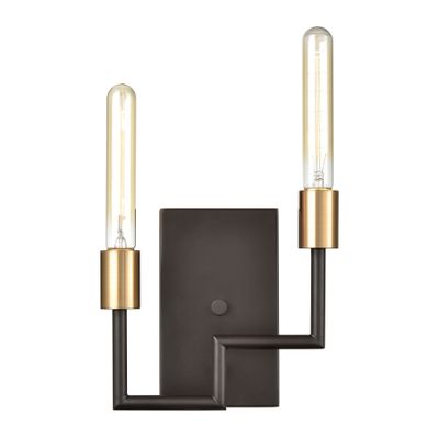 Congruency 8″ High 2-Light Sconce - Oil Rubbed Bronze