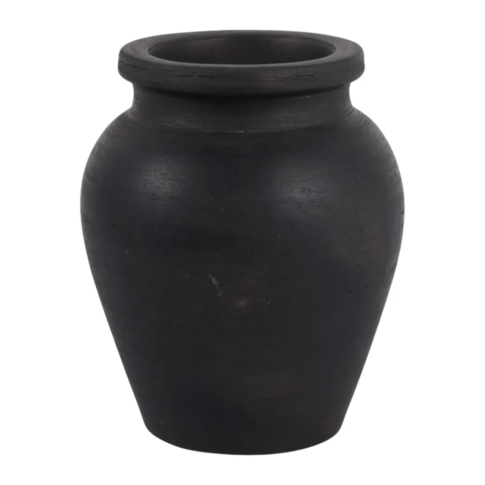 HAWLEYWORTH BLACK VASE 7 (IN)