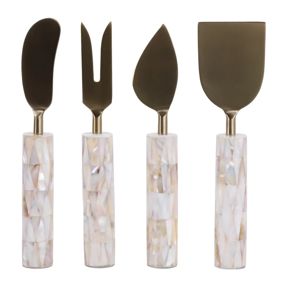 BRONSONTON SET OF 4 WHITE SERVEWARE 8 (IN)