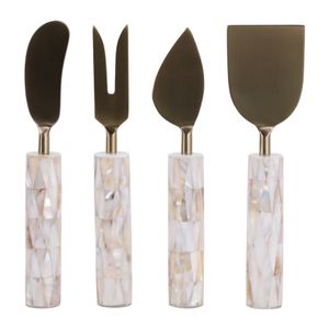 BRONSONTON SET OF 4 WHITE SERVEWARE 8 (IN) 1