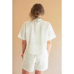 Eyelet Drawstring Short 5