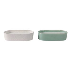 CHAPINLAND SET OF 2 GRAPEFRUIT&GINGER CANDLE 3 (IN) 1