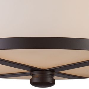 Noor 13'' Wide 2-Light Flush Mount - Oiled Bronze 4