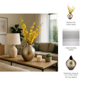 CANTONHAVEN GOLD VASE 16 (IN) 11