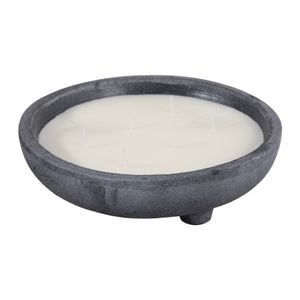 WELDONCREST LEMON DISTRESSED CANDLE 4 (IN) 3