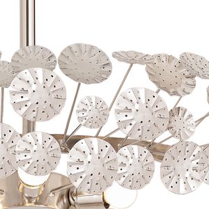 Camora 37'' Wide 5-Light Chandelier - Nickel 4