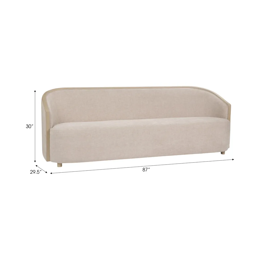 NORMAPORT IVORY SOFA 30 (IN)