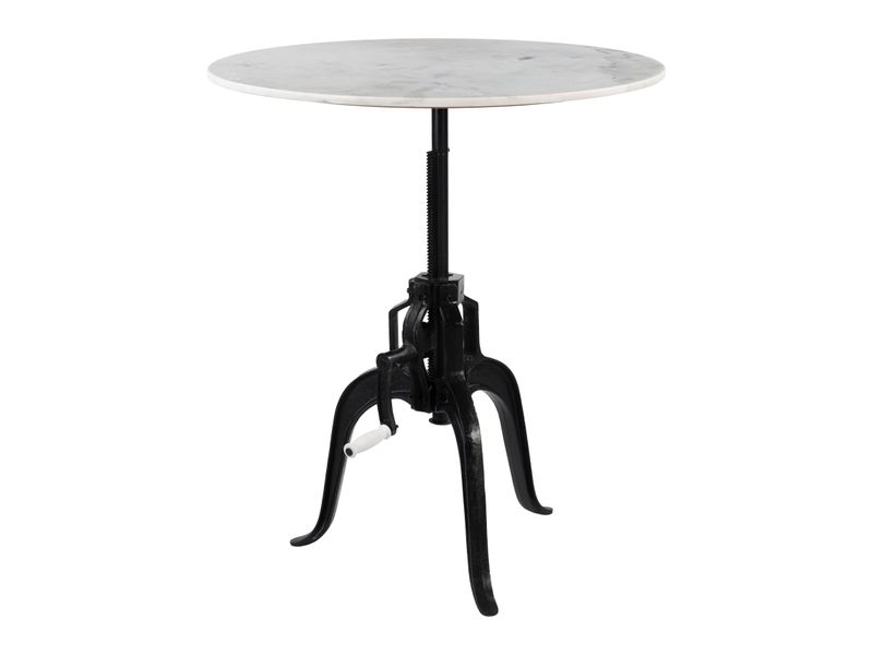 Mufid Bistro Table White & Black 5