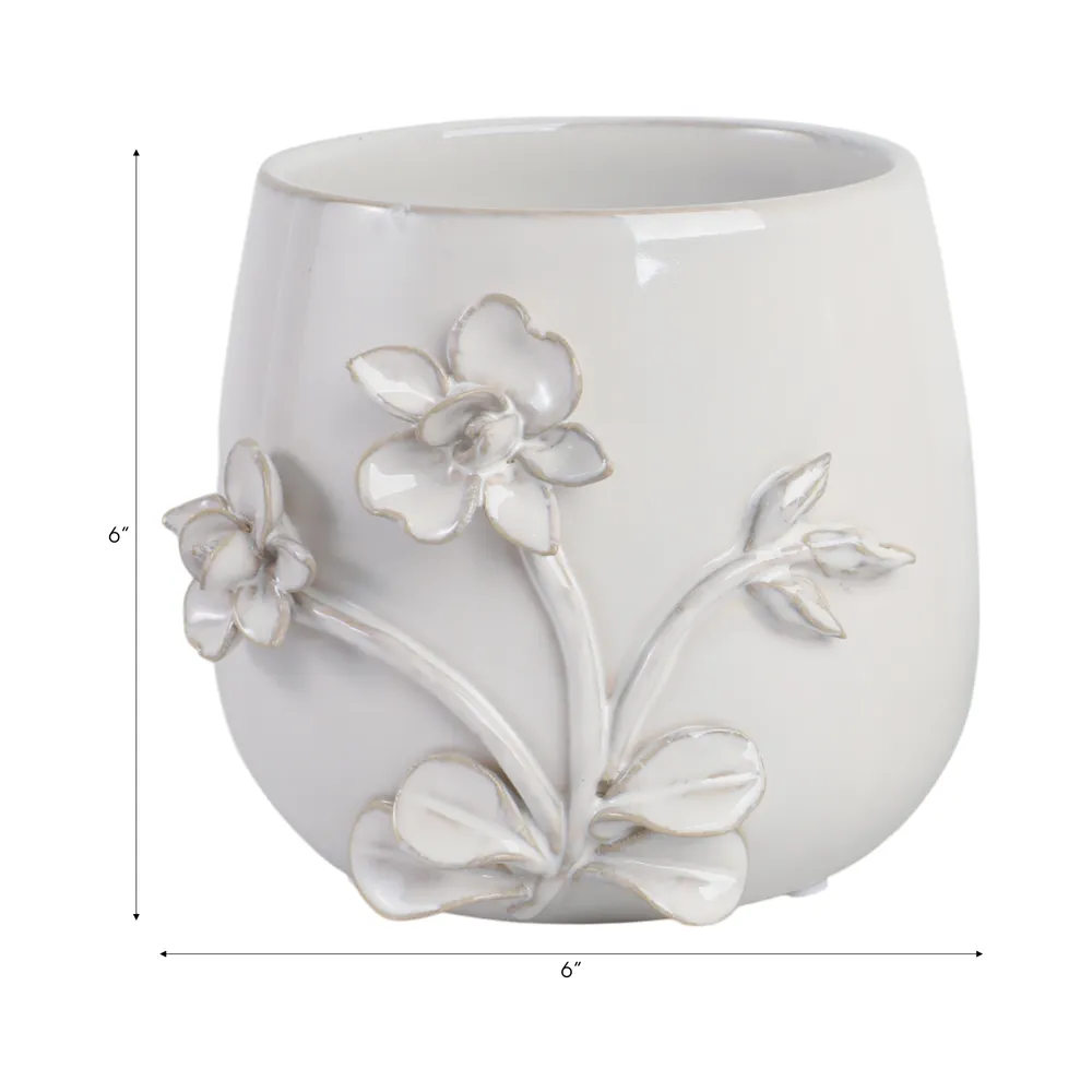 VINSONRUN IVORY PLANTER 6 (IN)