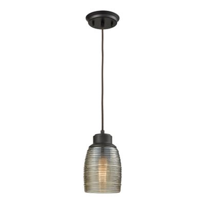 Muncie 5″ Wide 1-Light Mini Pendant - Oil Rubbed Bronze