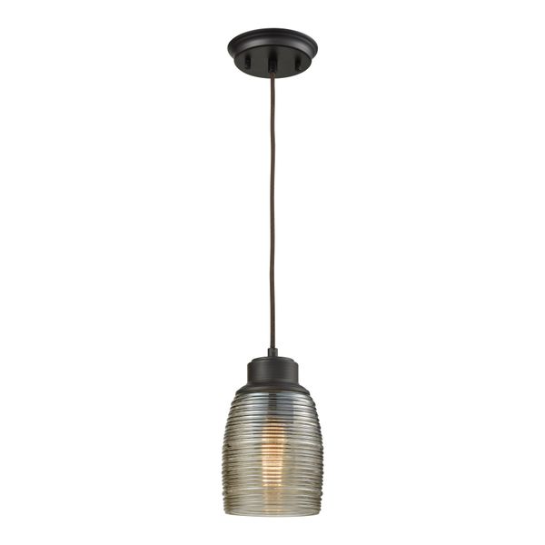Muncie 5'' Wide 1-Light Mini Pendant - Oil Rubbed Bronze