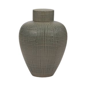 ELTONRIDGE GREEN VASE 15 (IN) 4