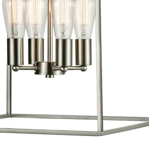 Williamsport 17'' Wide 8-Light Chandelier - Brushed Nickel 3