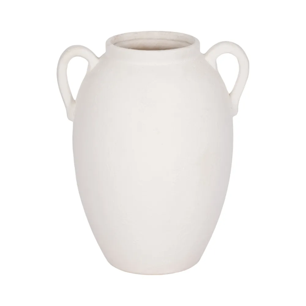 LAYLAFORD WHITE VASE 10 (IN)