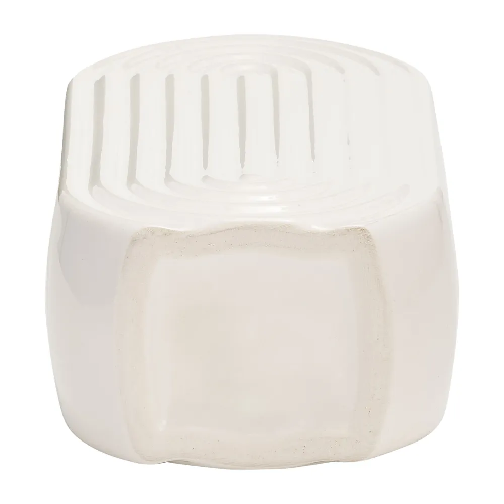 ELTONLAND WHITE VASE 9 (IN)