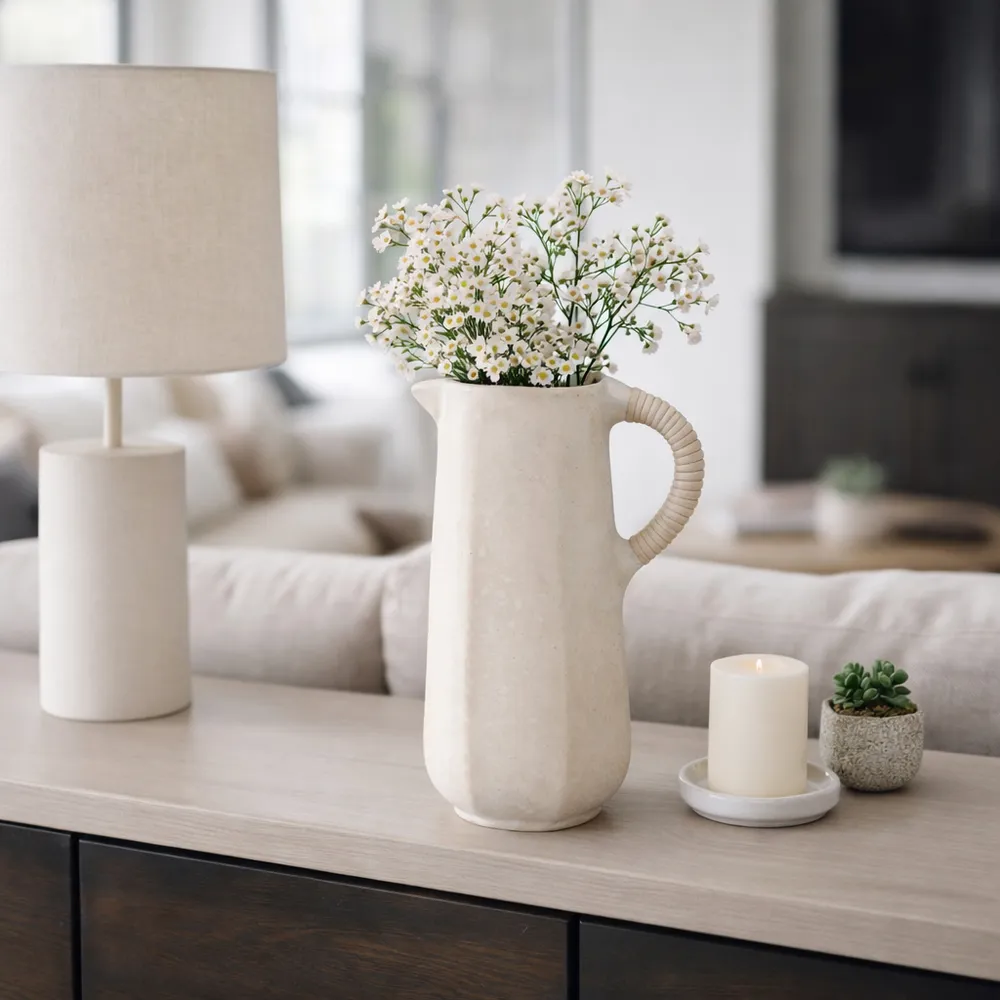 PARKMOOR IVORY VASE 12 (IN)