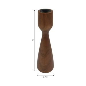 FARLEYSIDE BROWN CANDLE HOLDER 8 (IN) 9