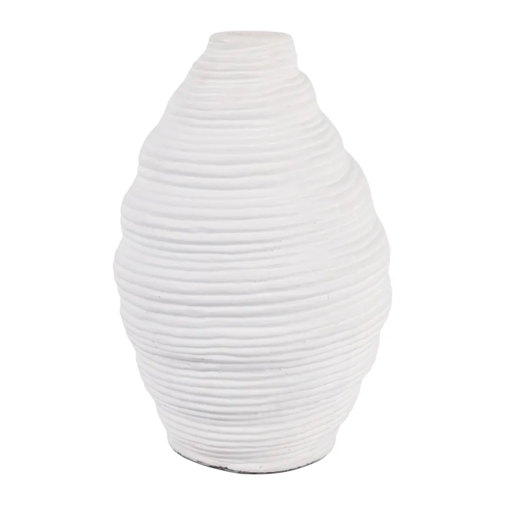 KELSEYHOLM WHITE VASE 14 (IN)