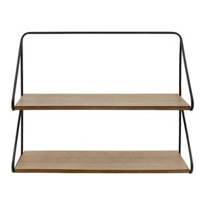 LUCASDALE BLACK WALL SHELF 17 (IN) 1