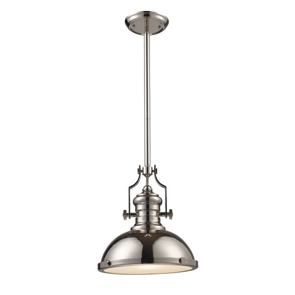 Chadwick 13'' Wide 1-Light Pendant - Polished Nickel