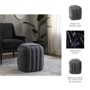 COLEOAK GRAY STOOL 19 (IN) 9