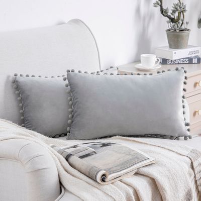 Alaundra Tassels Reversible Throw Pillow
