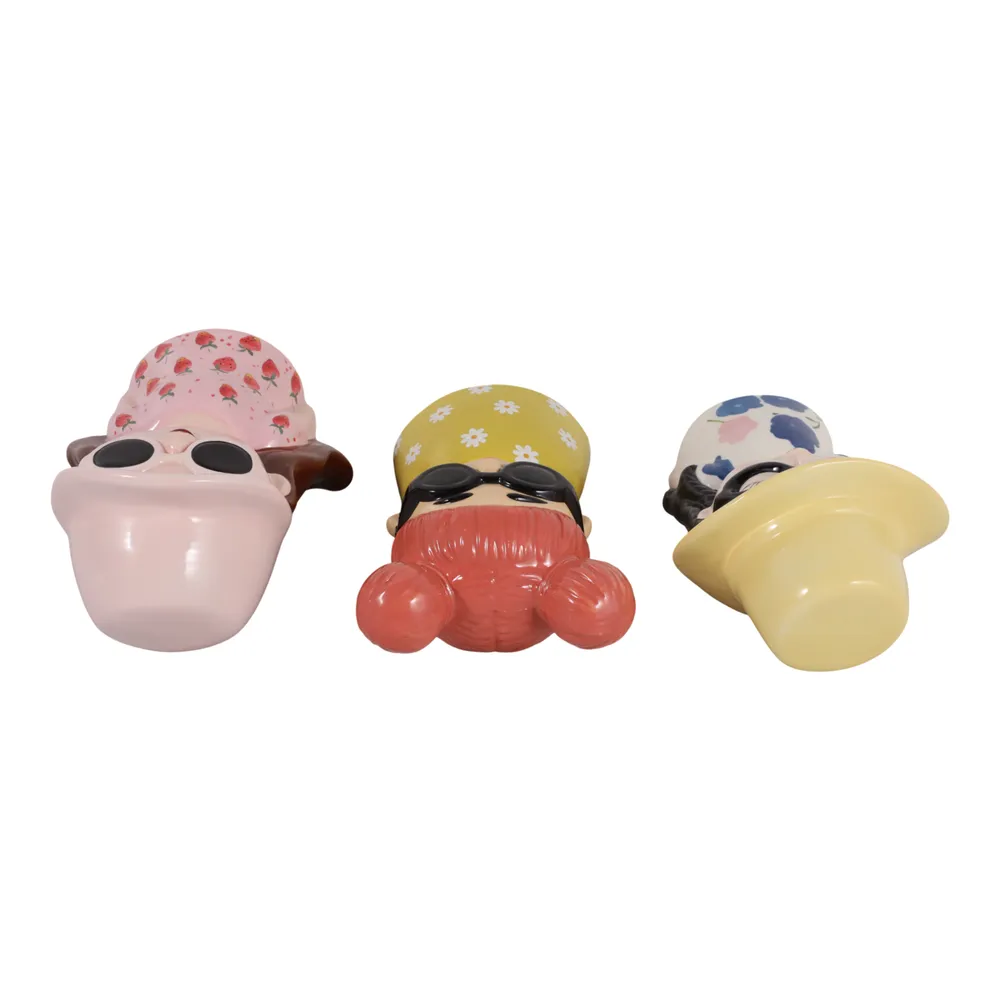 CASPERCROSS SET OF 3 YELLOW DECOR 9 (IN)