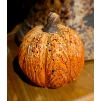 Rustic Pear  Pumpkin 3x3x3in